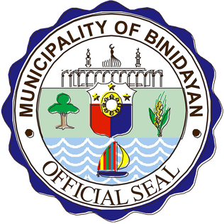 Seal: Municipality of Binidayan The seal of Binidayan